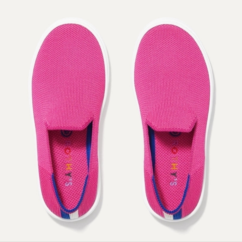 Rothy's The Kids Slip-on Sneaker in Bubblegum